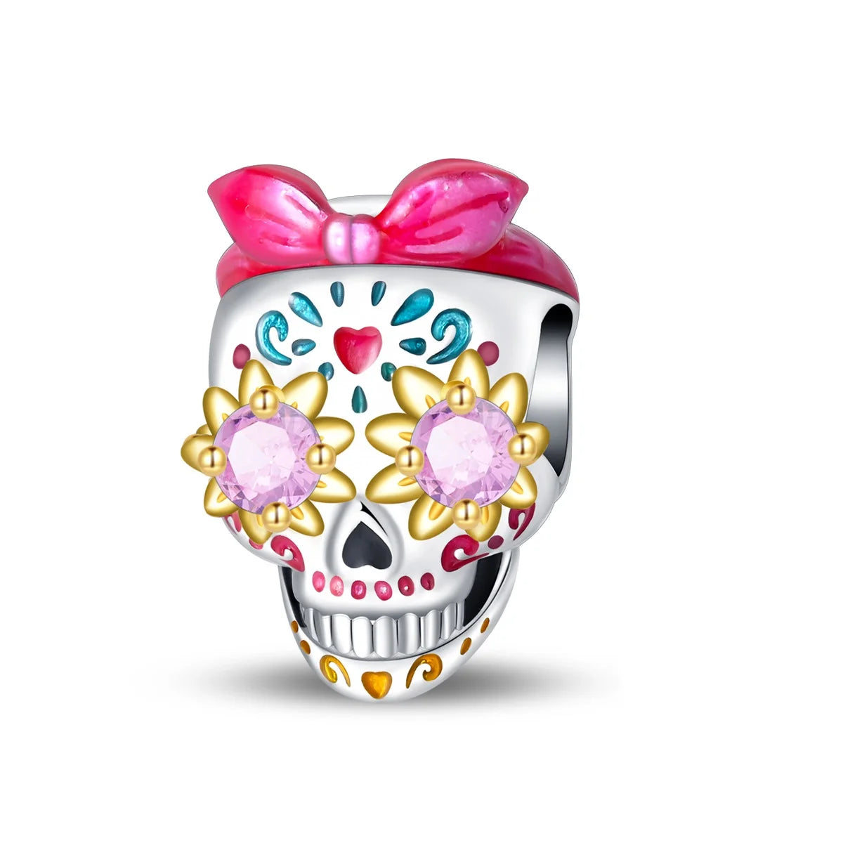 Skull Demon pumpkin Head Ghost Halloween pendant Jewelry Beads for s925 Original Bracelet Plata De Ley 925 boutique charms gift