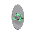 Midnight Glow Lady Skull Charm