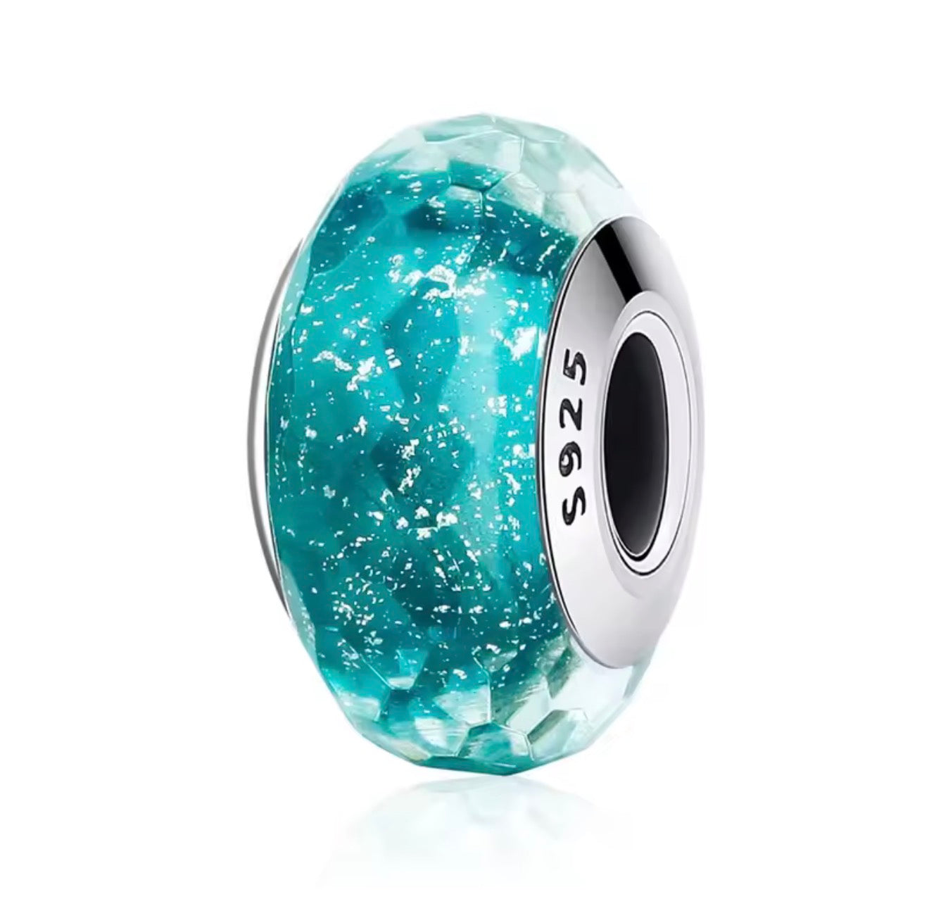 Ocean Sparkle Murano Glass Charm