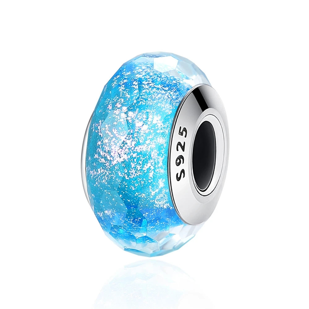 Ocean Shimmer Murano Glass Charm