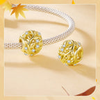 Golden Autumn Vine Charm