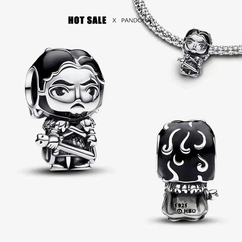HOT toys Captain America Charm Beads Fits Brand Spider Man Bracelet 925 Silver Charm Pendant gitf