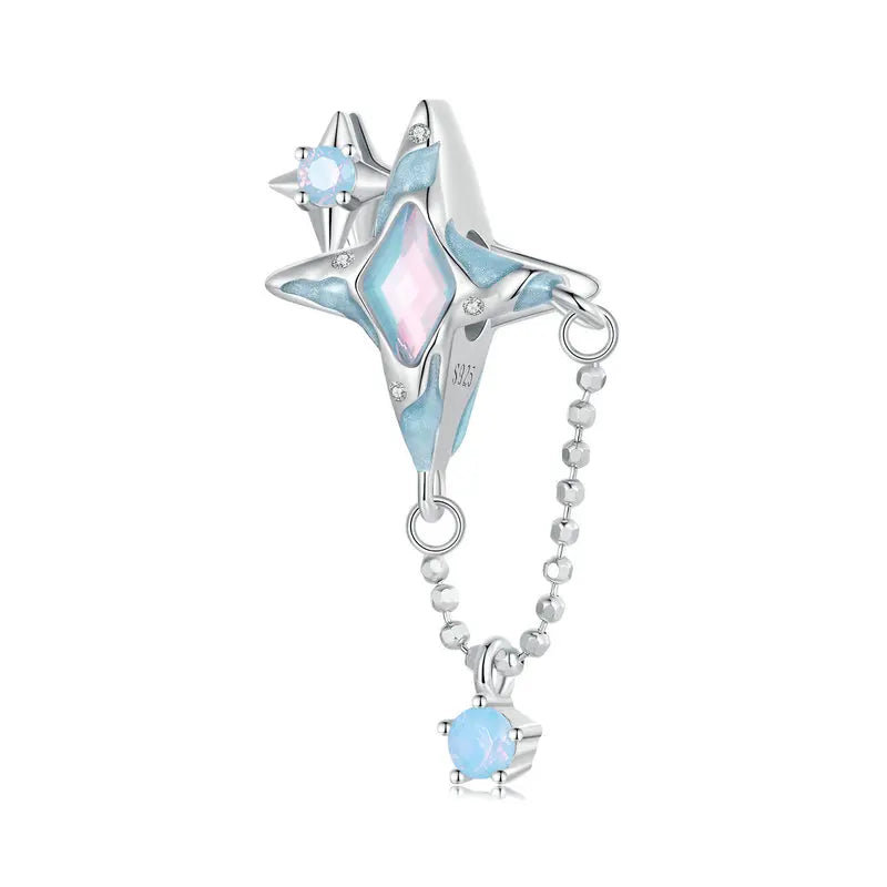 Blue Nova Star Charm