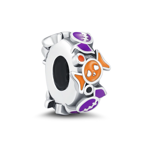 925 Sterling Silver Halloween Charm Ghost Pumpkin Charms Jewelry Making For Women Men DIY Bracelet Halloween Party Jewelry Gift