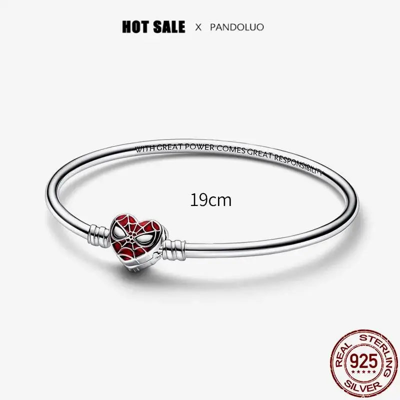 HOT toys Captain America Charm Beads Fits Brand Spider Man Bracelet 925 Silver Charm Pendant gitf