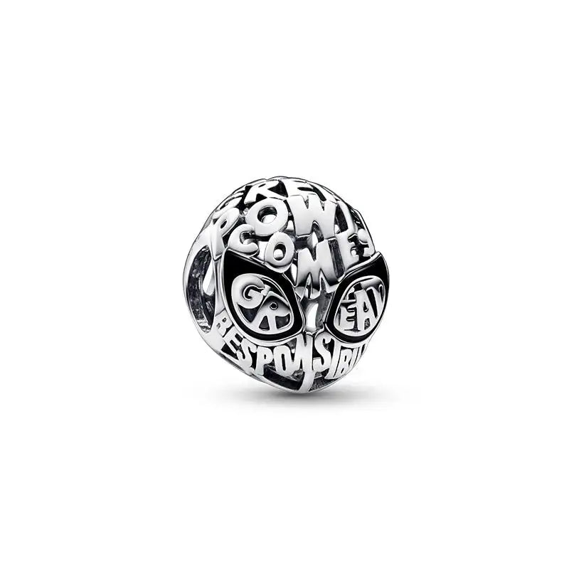 HOT toys Captain America Charm Beads Fits Brand Spider Man Bracelet 925 Silver Charm Pendant gitf