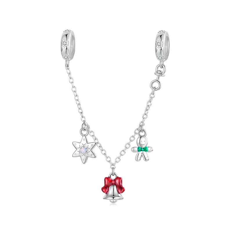 Holiday Cheer Safety Chain Charm